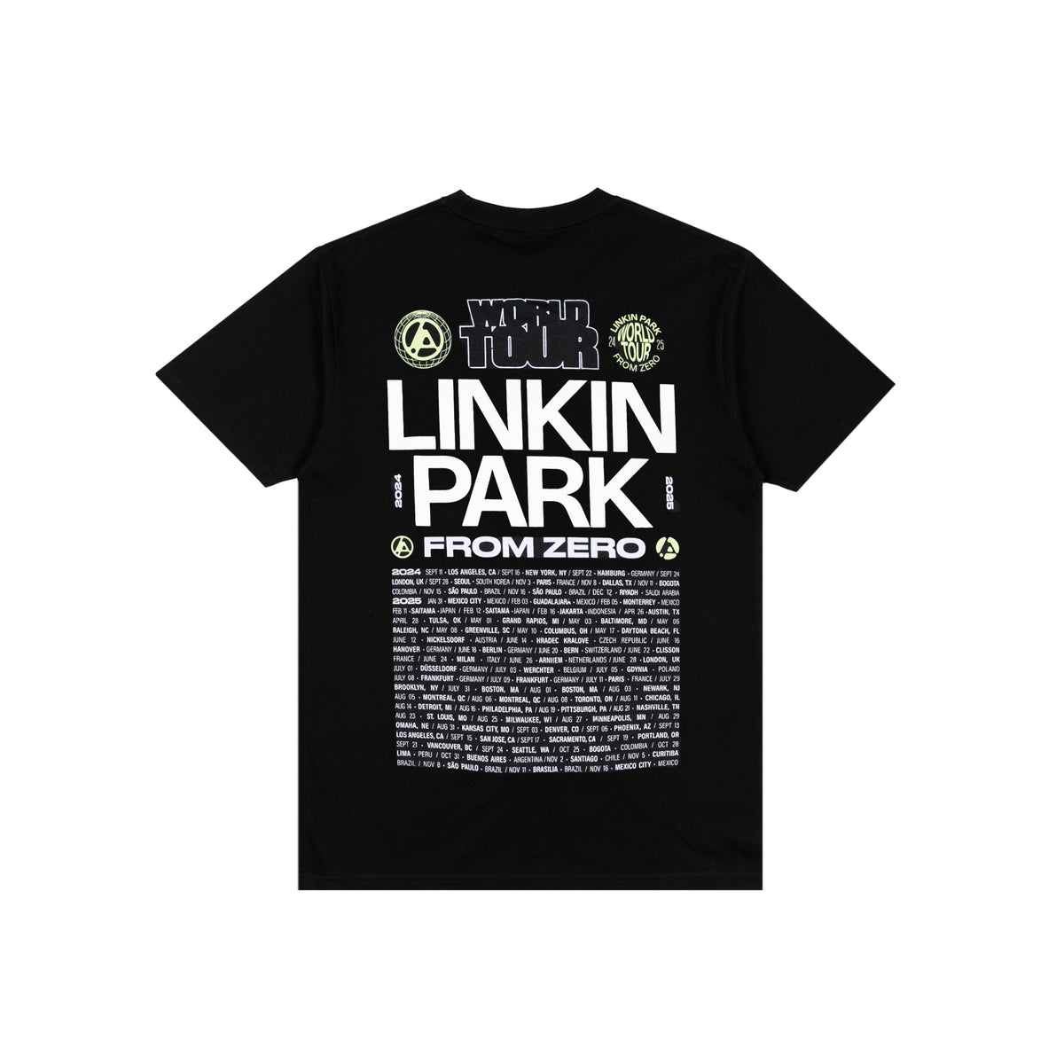 FZ World Tour 2026 Black Tee