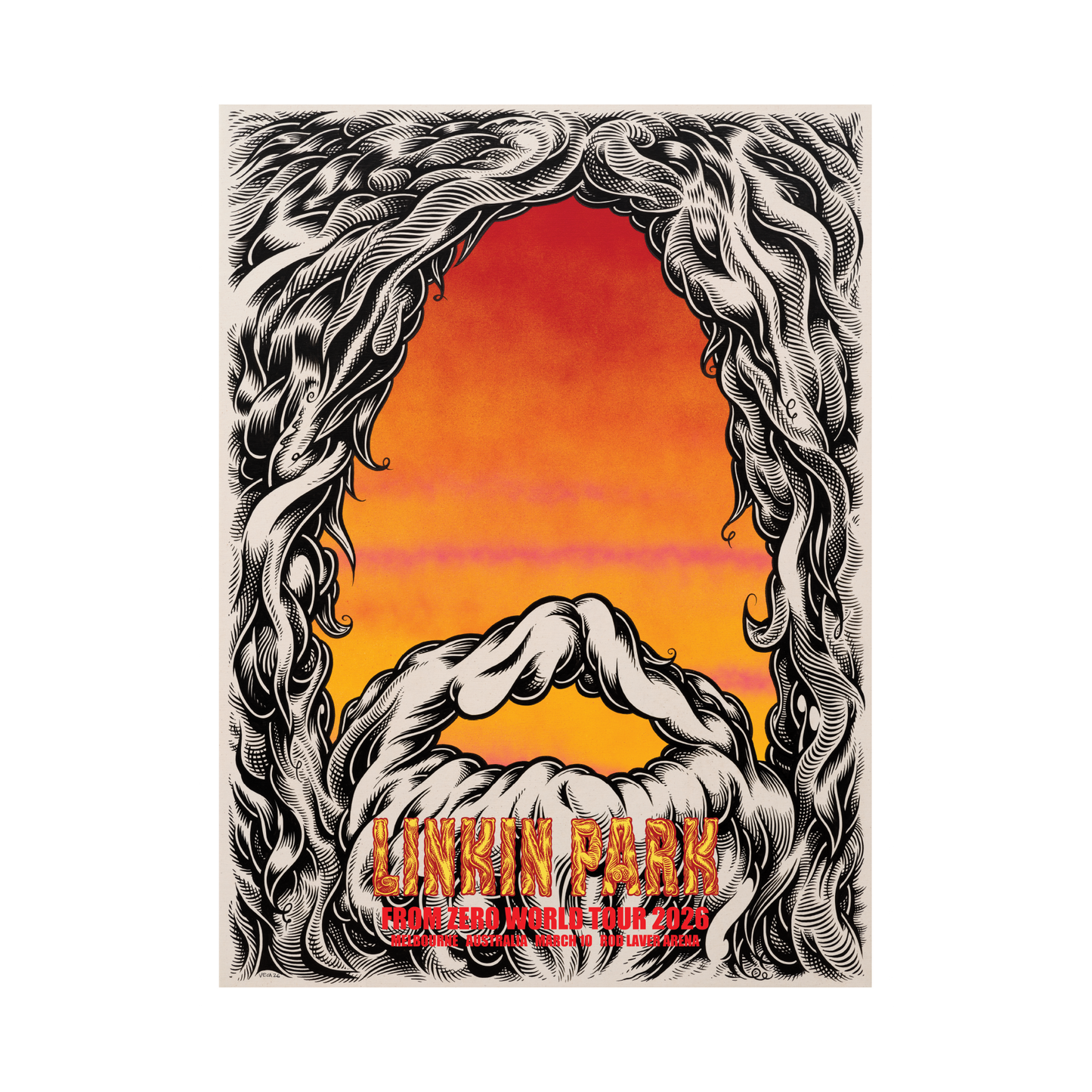 FZ 2026 Tour Melbourne #2 Poster (Mar 10th) - Mark Dean Veca