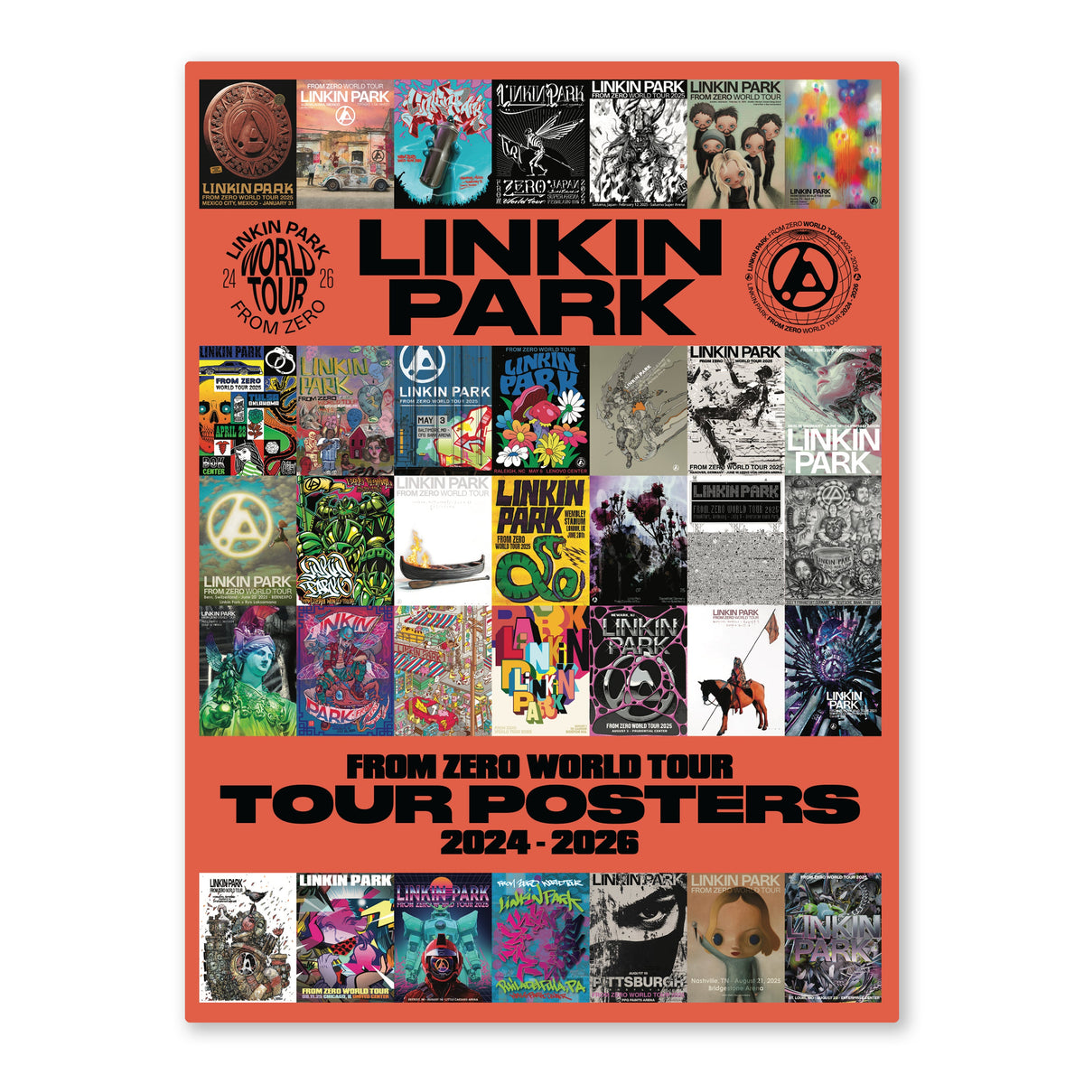 FROM ZERO WORLD TOUR: Tour Posters (2024-2026) [Second Pressing Edition]