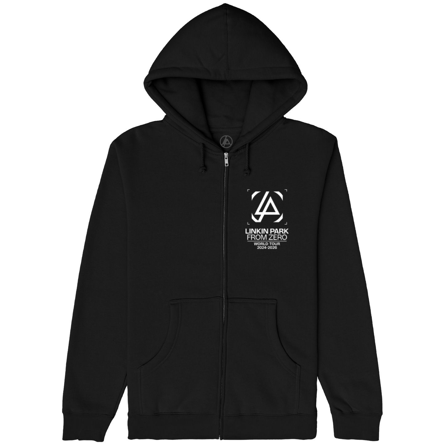 From Zero 2026 Black Zip Hoodie