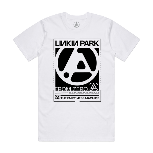 FZ White Block Logo Tee