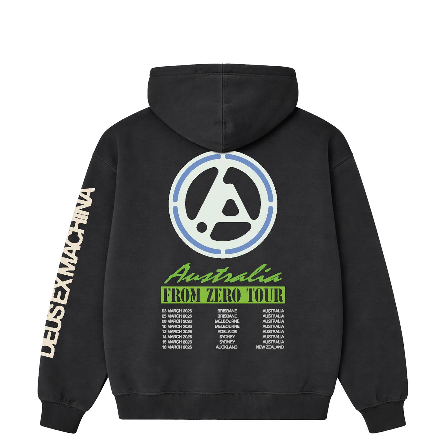 Deus Black Hoodie